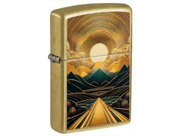 Through the Mountains Design Zippo Lighter - ZP-47137