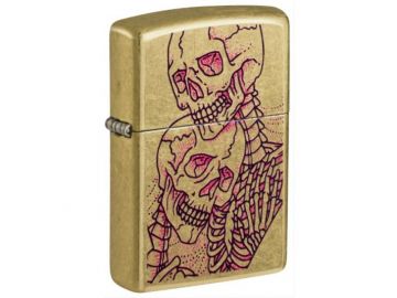 Bony Embrace Design Zippo Lighter - ZP-47149