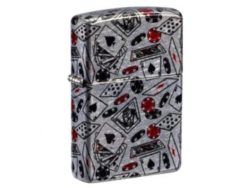 Let the Chips Fall Design Zippo Lighter - ZP-47157