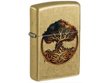 Knotted Tree of Life Design Zippo Lighter - ZP-47176