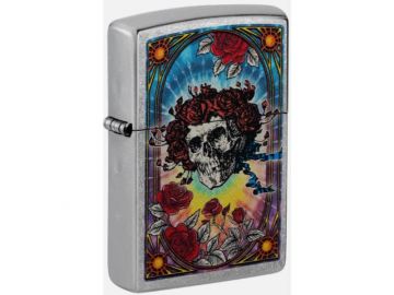 Grateful Dead Design, Street Chrome Finish Zippo Lighter - ZP-47248