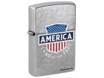 Buck Wear™ Land of the Free Design Zippo Lighter - ZP-48938