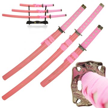 Snake Eye Tactical 3-Piece Samurai Katana Sword Set SW-97PK-4