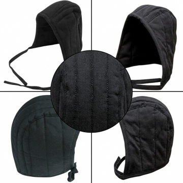 Medieval Warrior Arming Cap Padded Cotton with Tie String