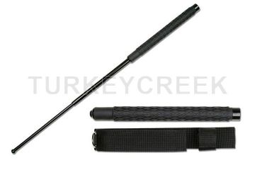 29 Inch Expandable Baton Rubber Grip With Nylon Sheath