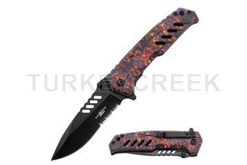 Snake Eye Tactical Heavy Duty Spring Assist Knife 4.5" Closed