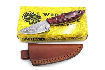 Wild Turkey Handmade Collection Fixed Blade Mini Chef Cleaver