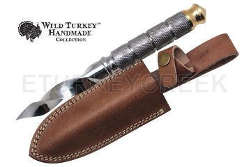 Wild Turkey Handmade Spiraling Stainless Steel Dagger