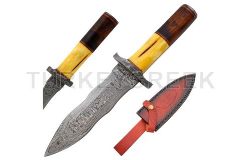 Turkey Creek Trading Company Inc.: Old Ram Handmade Damascus Full Tang  Fully Functional Wicked Blade