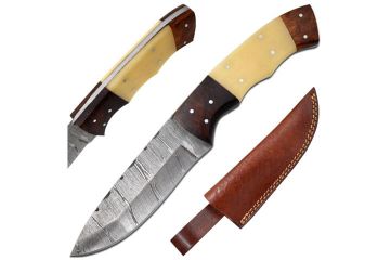 Old Ram Handmade Full Tang Damascus Hunting Knife