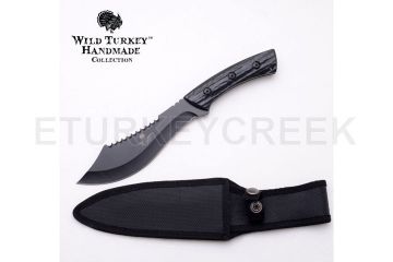 Wild Turkey Outdoor Tactical Heavy Duty Fix Blade Knife 12"