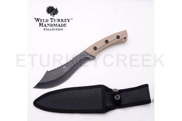 Wild Turkey Outdoor Tactical Heavy Duty Fix Blade Knife 12"
