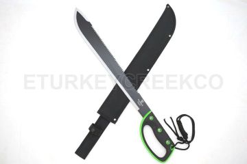 Machete ABS handle with stainless steel saw blade HK-770GN