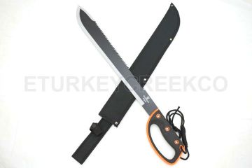 Machete ABS handle with stainless steel saw blade HK-770OR