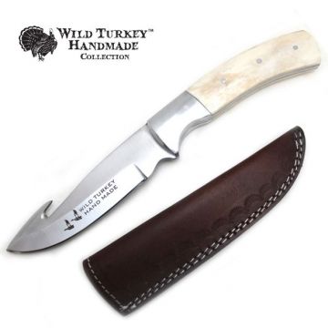 Wild Turkey Handmade Collection Fix Blade Skinner 10" Overall