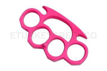 Pink Color Flat Edge 4" Buckle & Paperweight