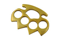 Heavy Duty Brass Knuckle Belt Buckle With Spike