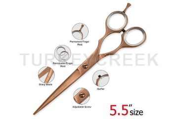 Laila's Professional Barber Scissor Rose Gold Finish