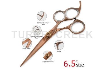 Laila's 3 Rings Professional Barber Scissor Rose Gold Finish