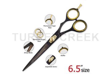 Laila's Professional Barber Scissor Black Finish