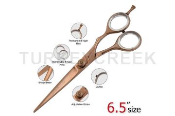 Laila's Professional Barber Scissor Rose Gold Finish