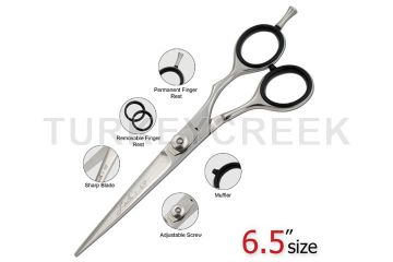 Laila's Professional Barber Scissor Silver Finish