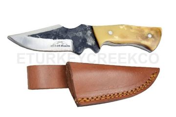 Old Ram Fix Blade Full Tang Hunting Knife Wood Handle High Carbon