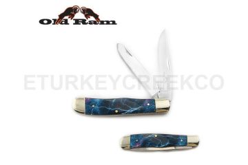 Old Ram Manual Folding Trapper Knife
