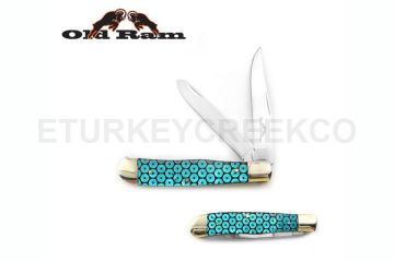 Old Ram Manual Folding Trapper Knife