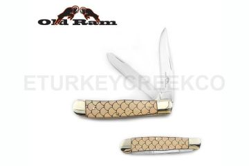 Old Ram Manual Folding Trapper Knife