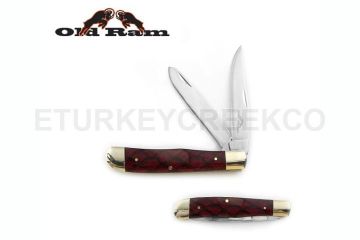Old Ram Manual Folding Trapper Knife
