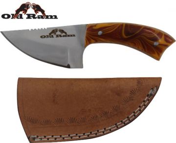 Old Ram Fix Blade Skinner 6.5" Overall