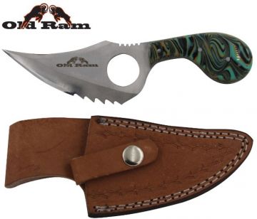 Old Ram Fix Blade Skinner 7.25" Overall