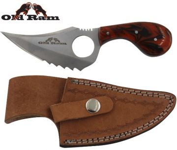 Old Ram Fix Blade Skinner 7.25" Overall