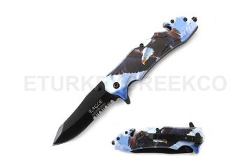 Snake Eye Tactical WildLife Collection Spring Assist Knife 4.75