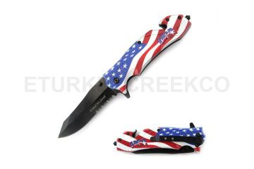 Snake Eye Tactical USA Collection Spring Assist Knife 4.75