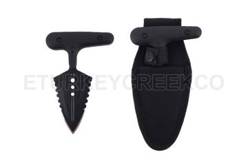 Snake Eye Tactical Push Dagger 4.25" Overall with Nylon Case