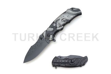 SNAKE EYE TACTICAL SPRING ASSISTED KNIFE 4.75" CLOSED
