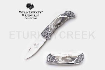 Wild Turkey Handmade Collection Lock Back Folding Knife 4.5"