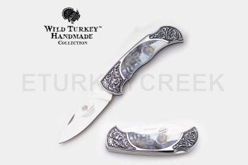 Wild Turkey Handmade Collection Lock Back Folding Knife 4.5"