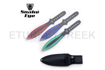 Snake Eye Tactical THROWING KNIFE SET 9" OVERALL
