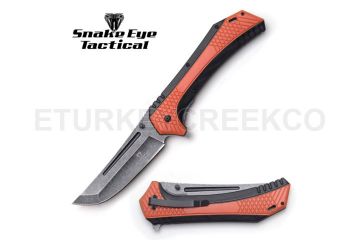 Snake Eye Tactical Giant Spring Assist Knife 7" Closed