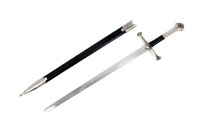 Medieval Warrior Middle Ages Sword with Matching Scabbard