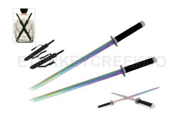 Snake Eye Ninja Twin Sword 25.5" Overall