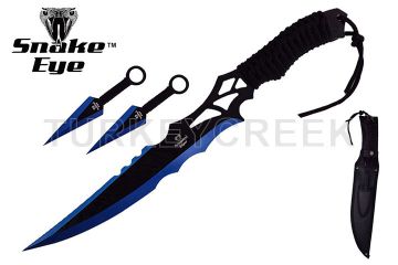 Snake Eye Tactical Ninja-Sword Comes With Throwing Knife