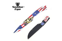 Snake Eye Full Tang Fix Blade Hunting Knife With Sheath