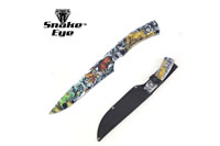Snake Eye Full Tang Fix Blade Hunting Knife With Sheath