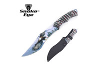 Snake Eye Full Tang Fix Blade Hunting Knife With Sheath