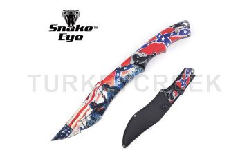 Snake Eye Full Tang Fix Blade Hunting Knife With Sheath