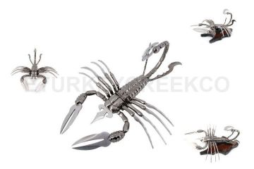 Snake Eye Fantasy Scorpion Knife Overall 15"